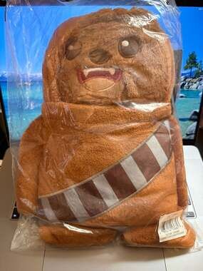 Disney Star Wars Chewie Plush Character Blanket 2-in-1 Stuffed Animal